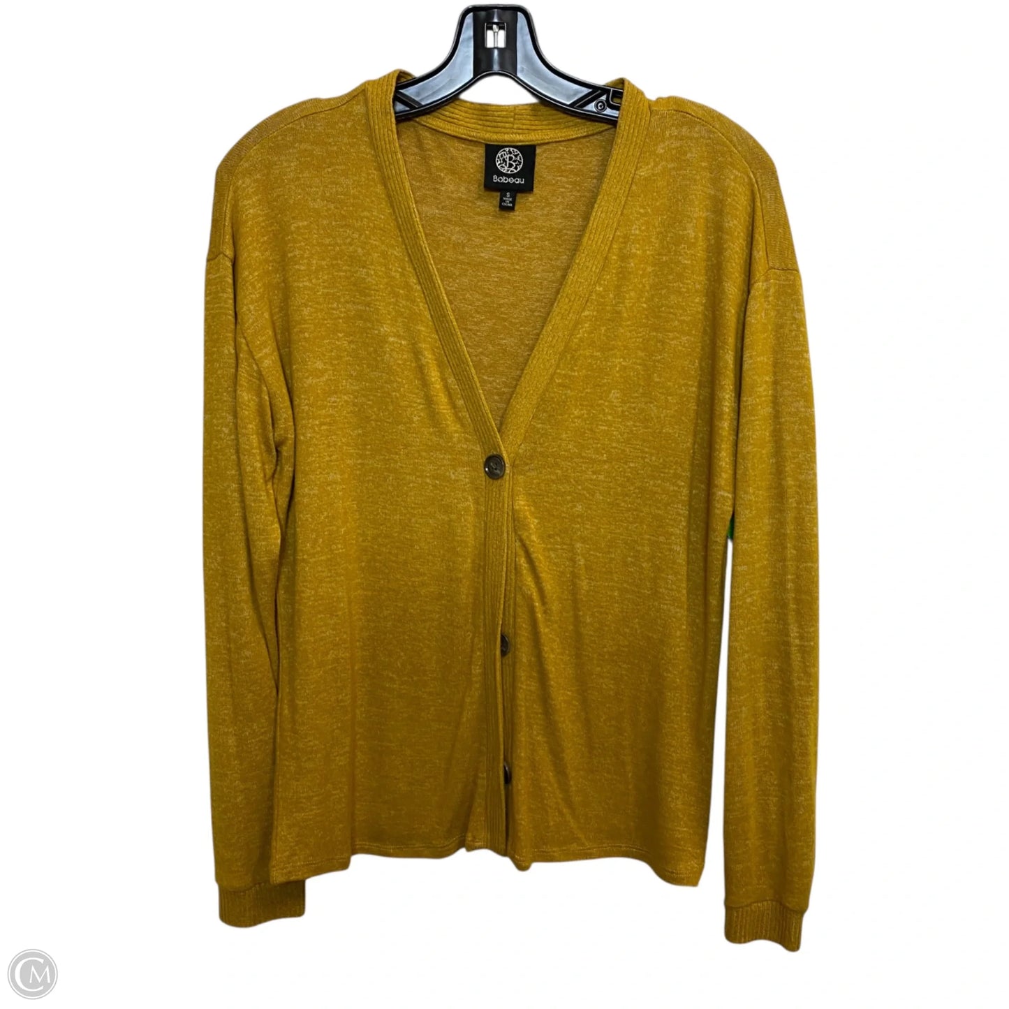 Cardigan By Bobeau In Yellow, Size: S
