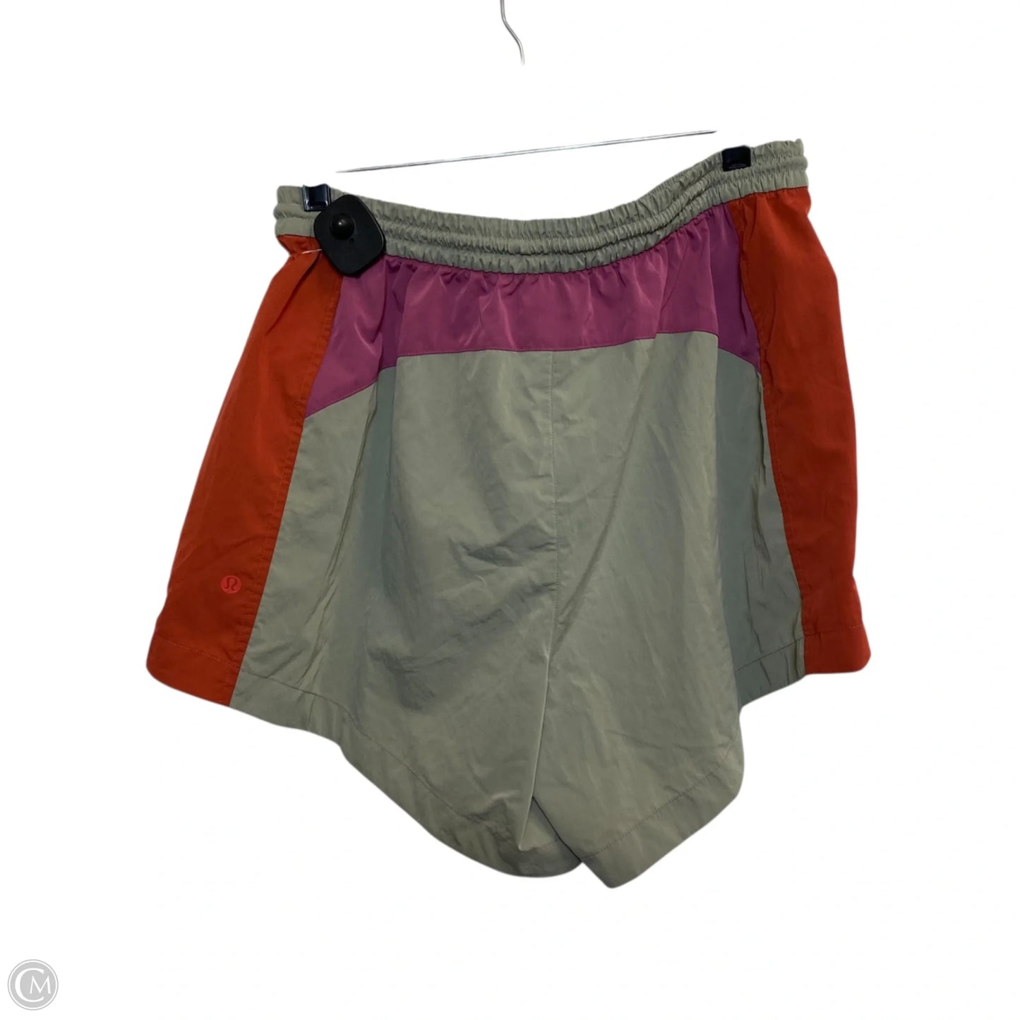 Athletic Shorts By Lululemon In Orange, Size: 8