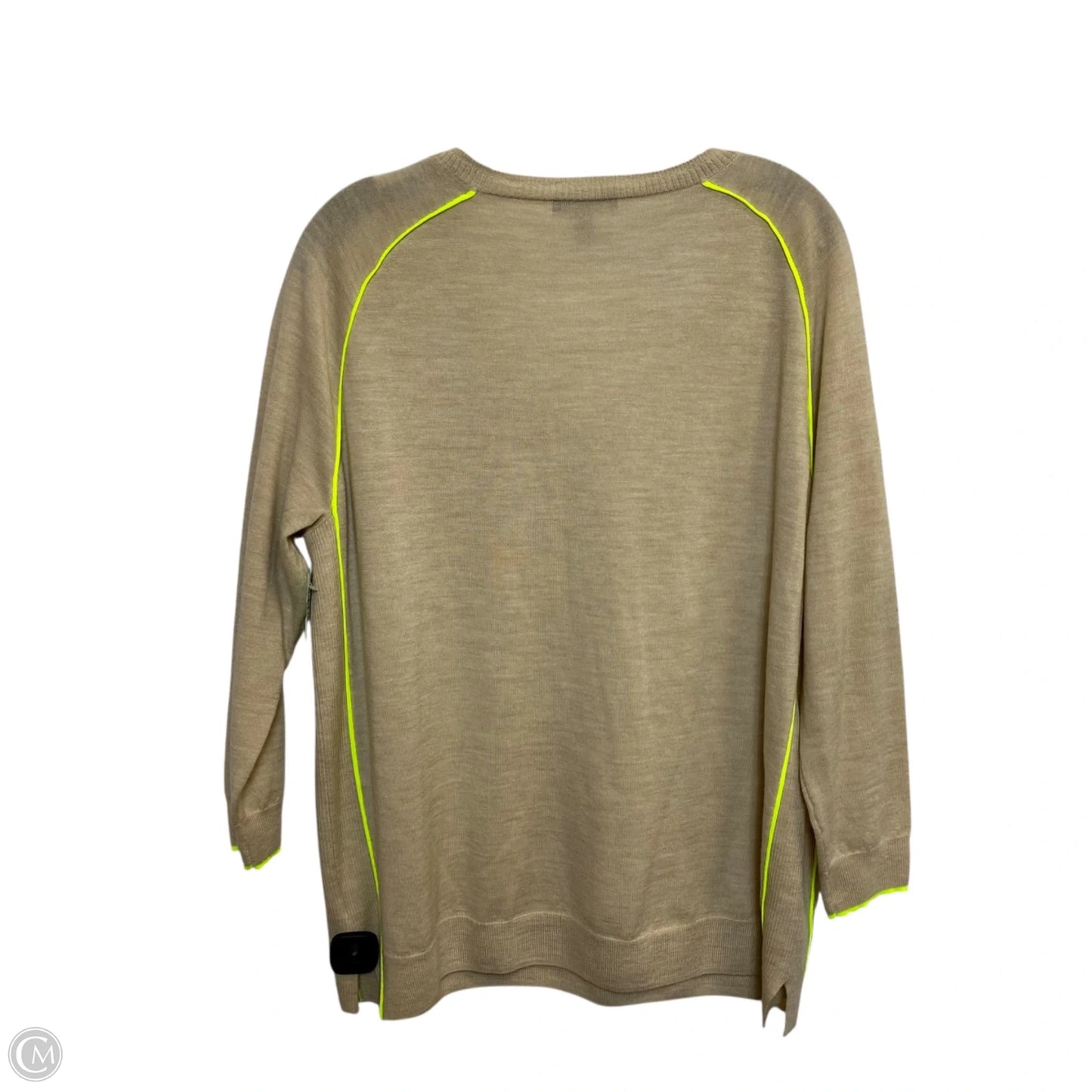 Top Long Sleeve By J. Crew In Tan, Size: M