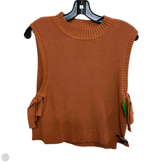 Top Sleeveless By All Row In Orange, Size: S
