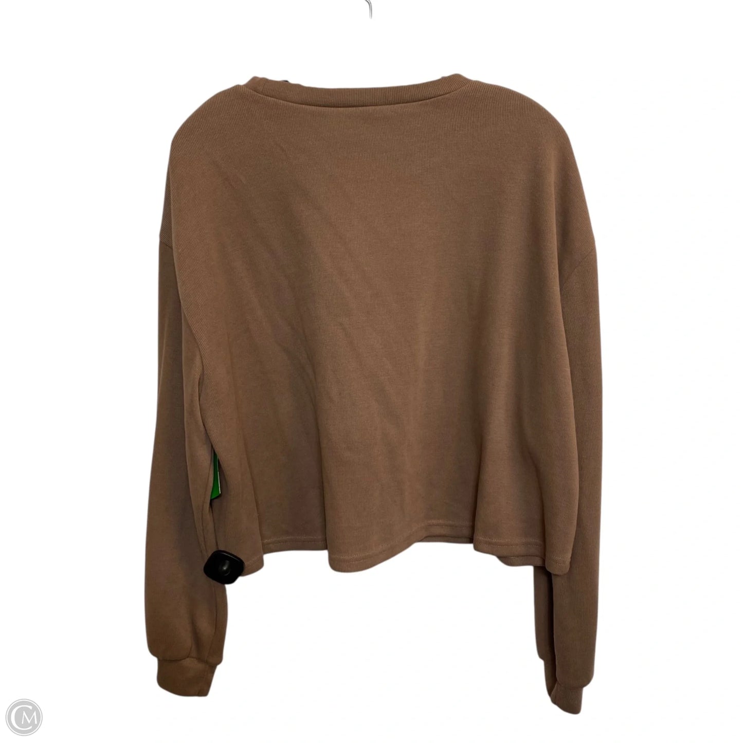 Top Long Sleeve By Anrabess In Brown, Size: L