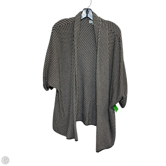 Sweater Cardigan By New York And Co In Black & White, Size: M