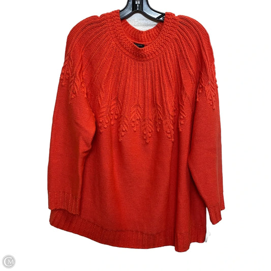 Sweater By Talbots In Coral, Size: 2x