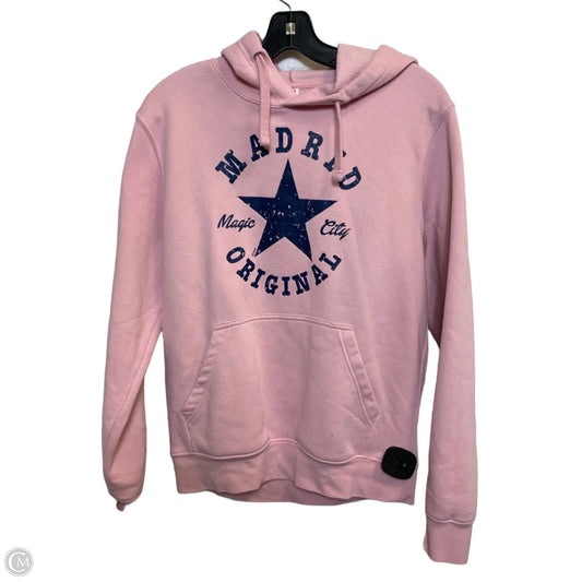 Sweatshirt Hoodie By Roly In Pink, Size: S