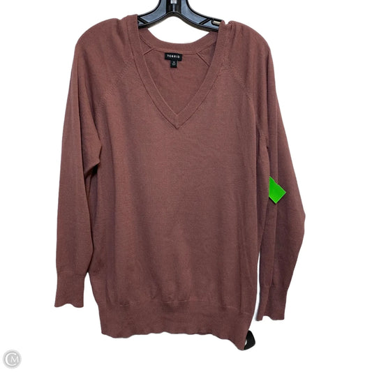 Top Long Sleeve By Torrid In Red, Size: L