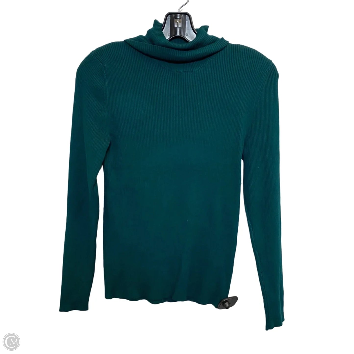 Top Long Sleeve By Nine West In Green, Size: M