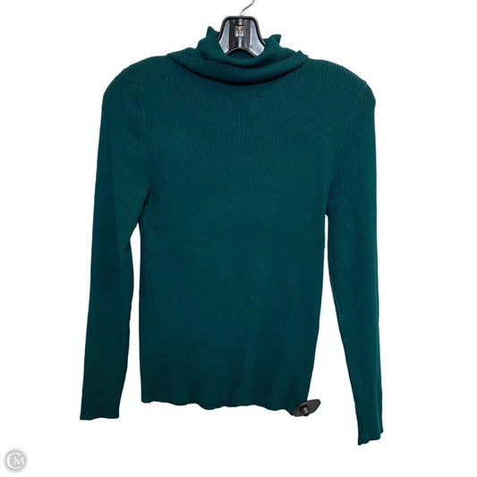 Top Long Sleeve By Nine West In Green, Size: M
