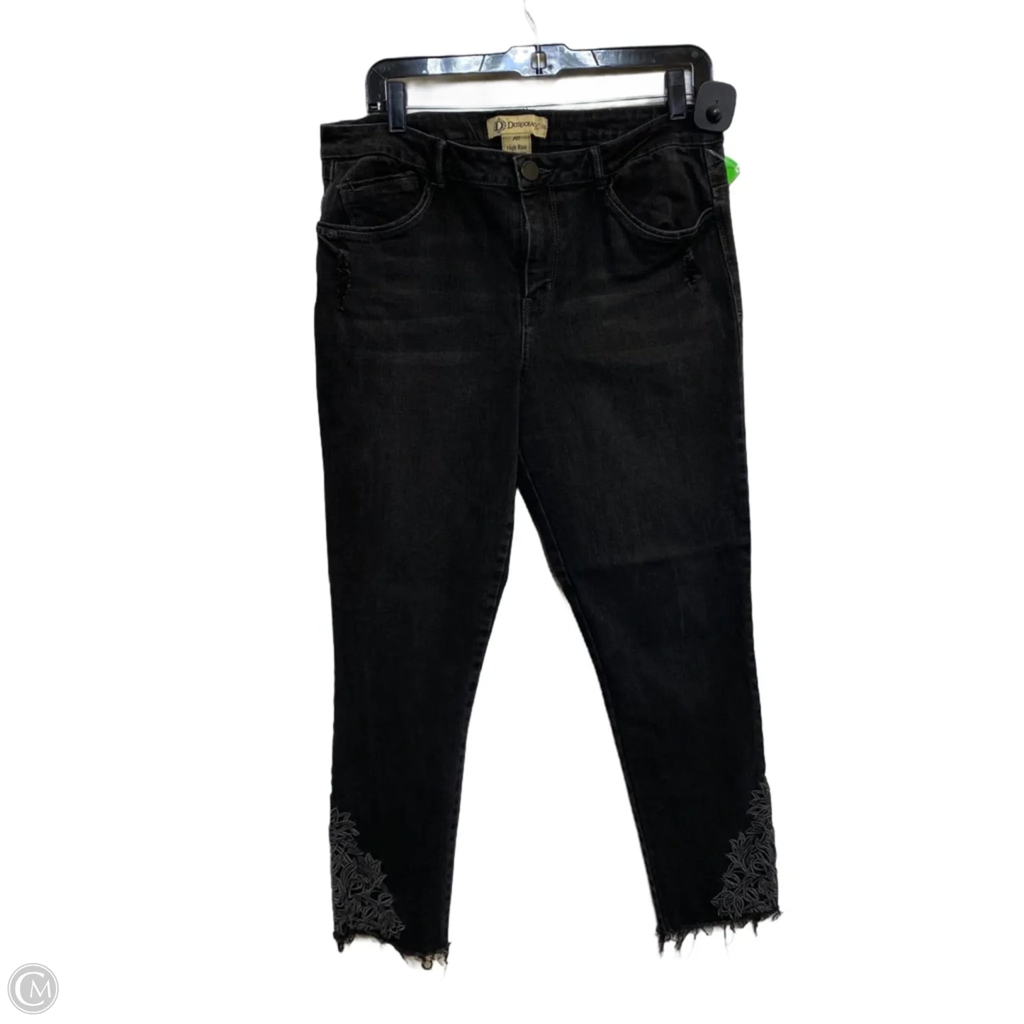 Jeans Straight By Gloria Vanderbilt In Black, Size: 10p