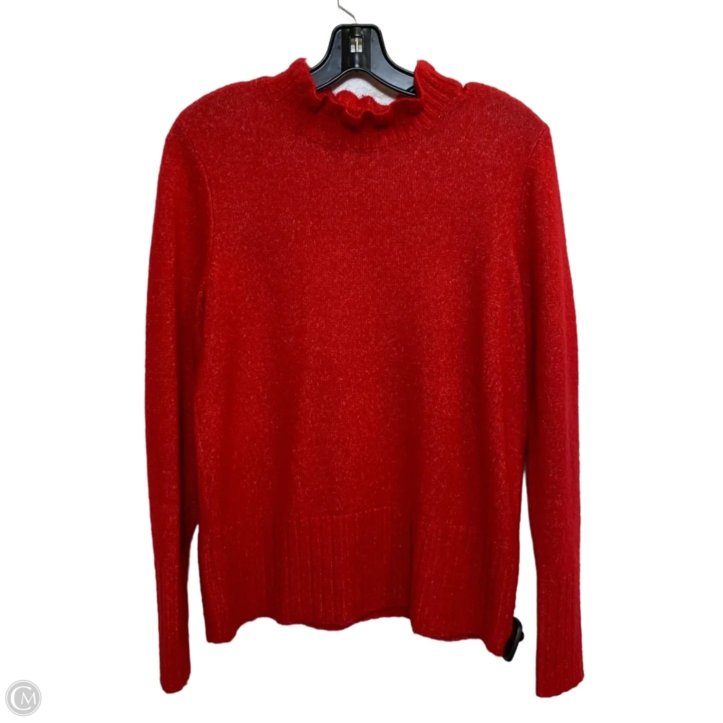 Top Long Sleeve By Loft In Red, Size: M