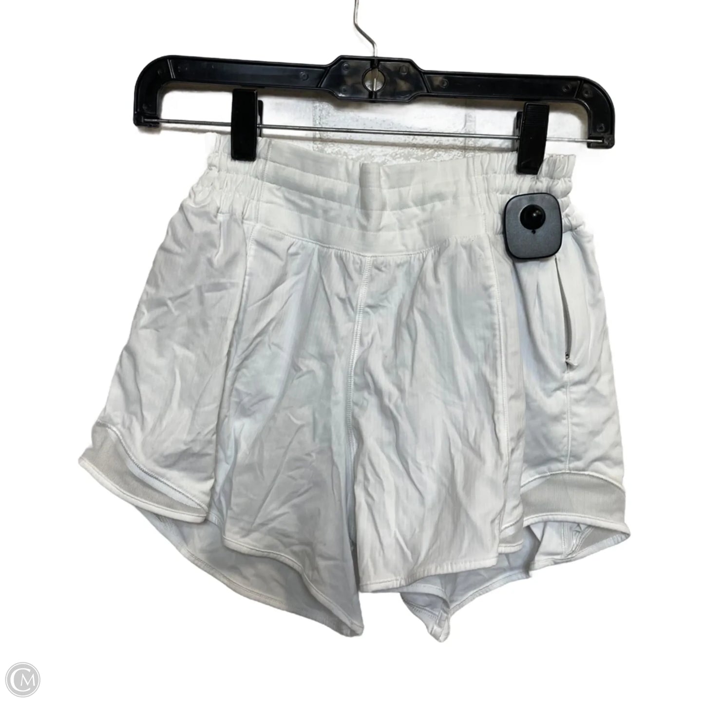 Athletic Shorts By Lululemon In White, Size: S