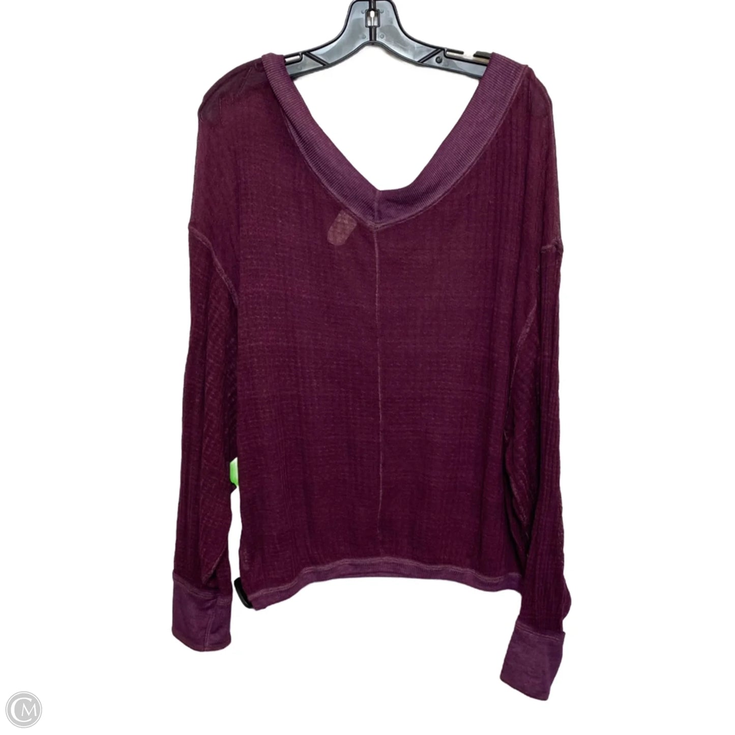 Top Long Sleeve By We The Free In Purple, Size: S