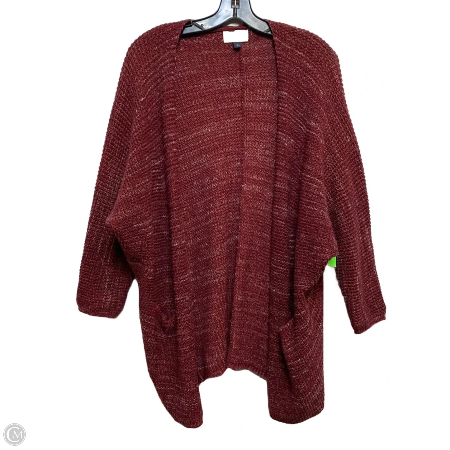 Sweater Cardigan By Universal Thread In Red, Size: Xs