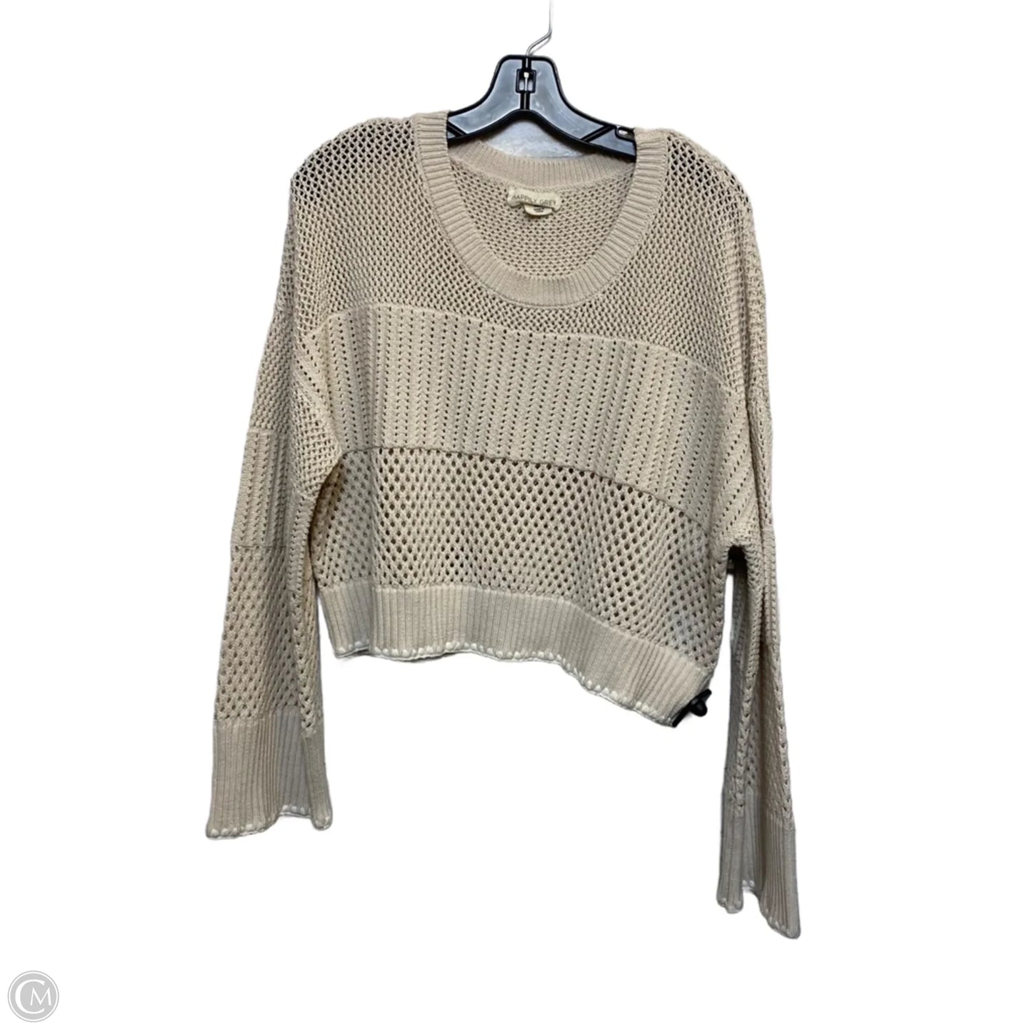 Sweater By Happily Grey In Cream, Size: L