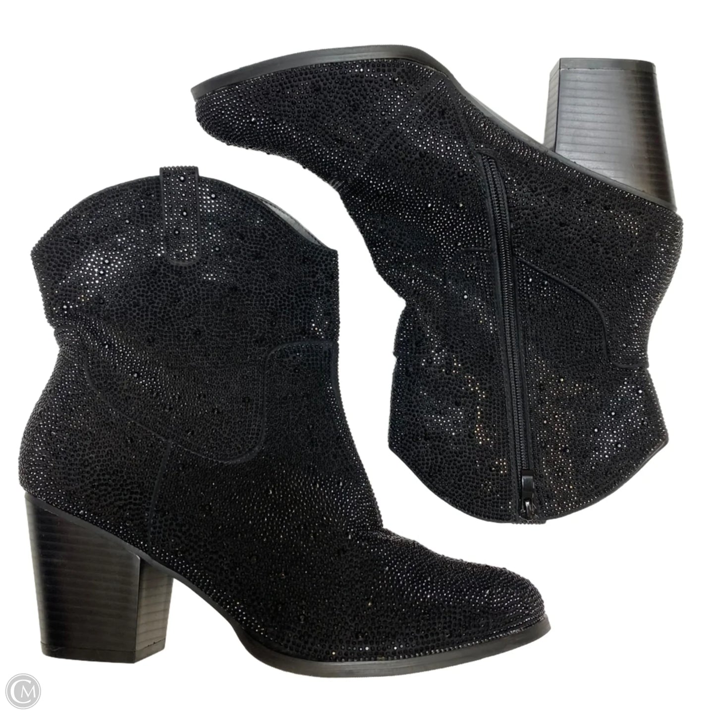 Boots Ankle Heels By Torrid In Black, Size: 12