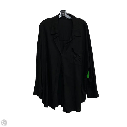 Top Long Sleeve By Fashion Nova In Black, Size: 3x