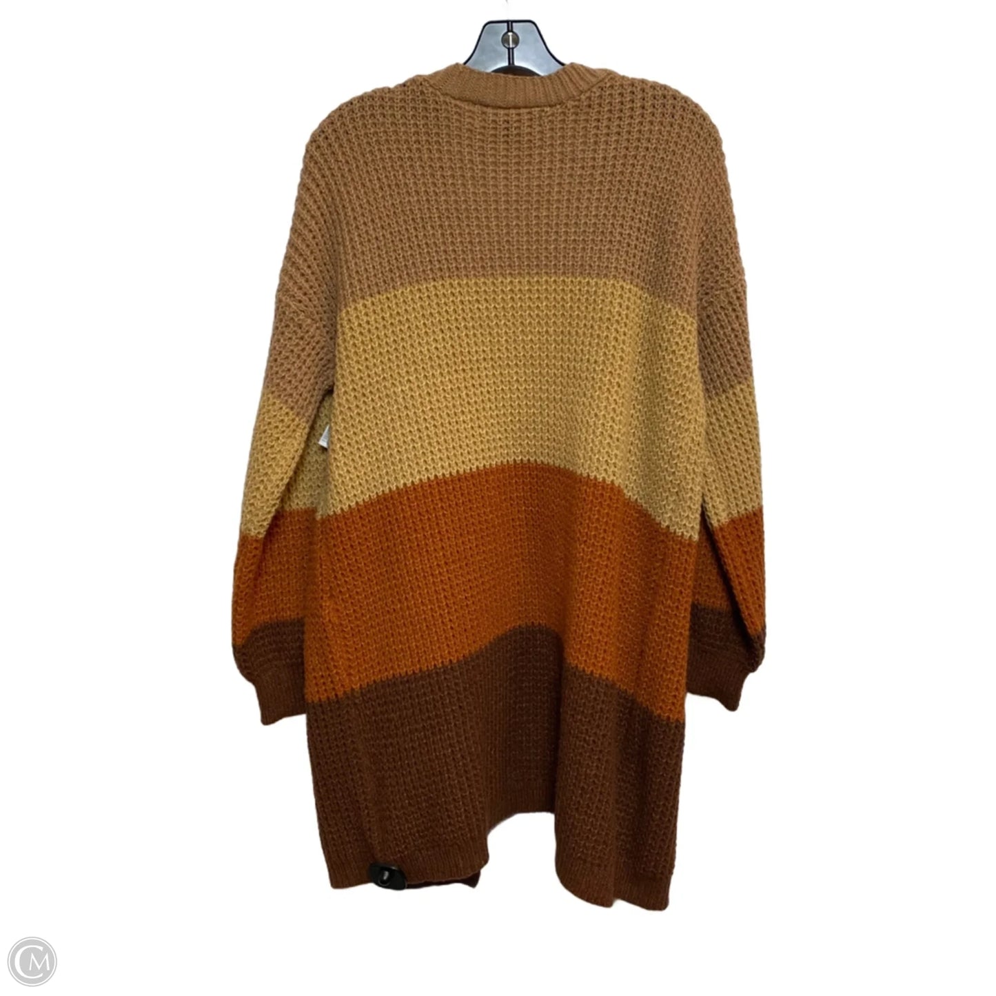 Sweater Cardigan By Almost Famous In Brown, Size: Xl