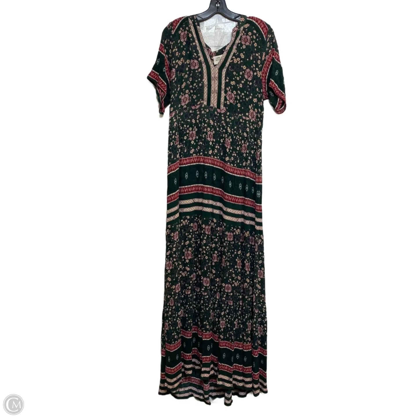 Dress Casual Maxi By Knox Rose In Green, Size: Xl