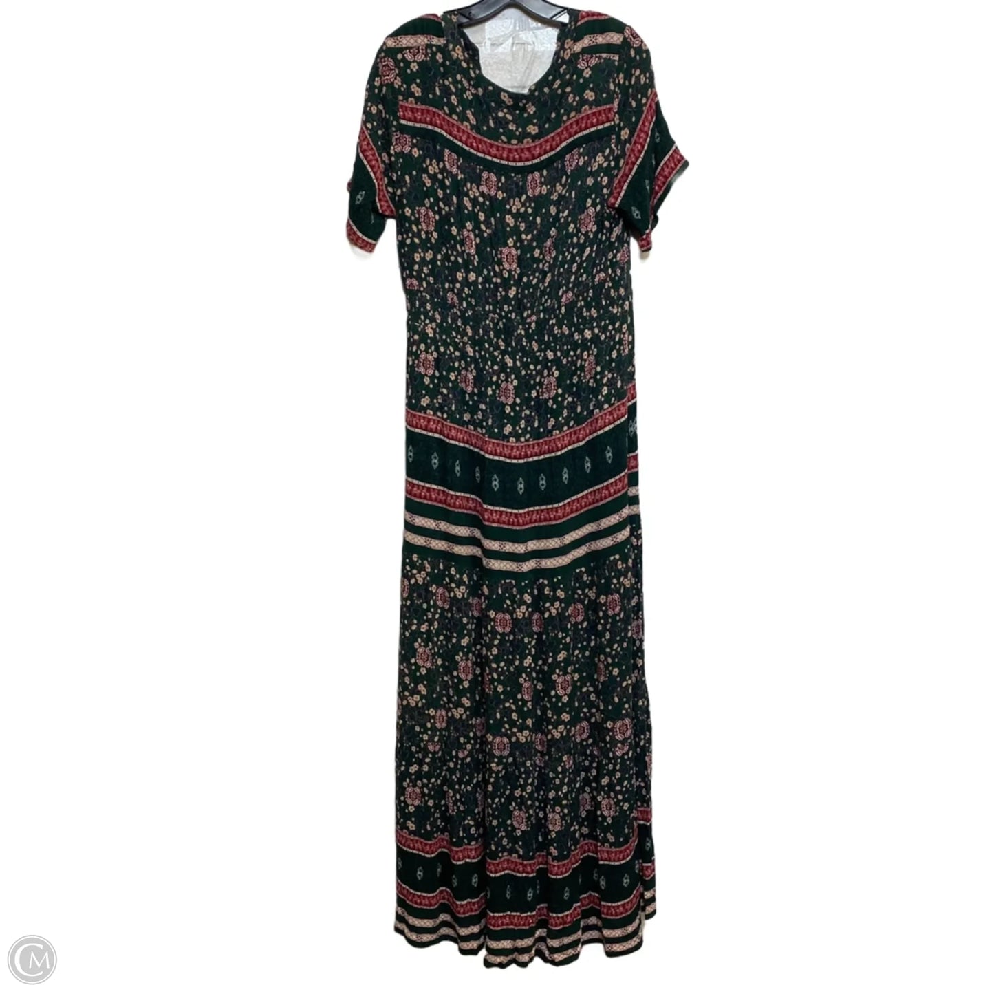 Dress Casual Maxi By Knox Rose In Green, Size: Xl