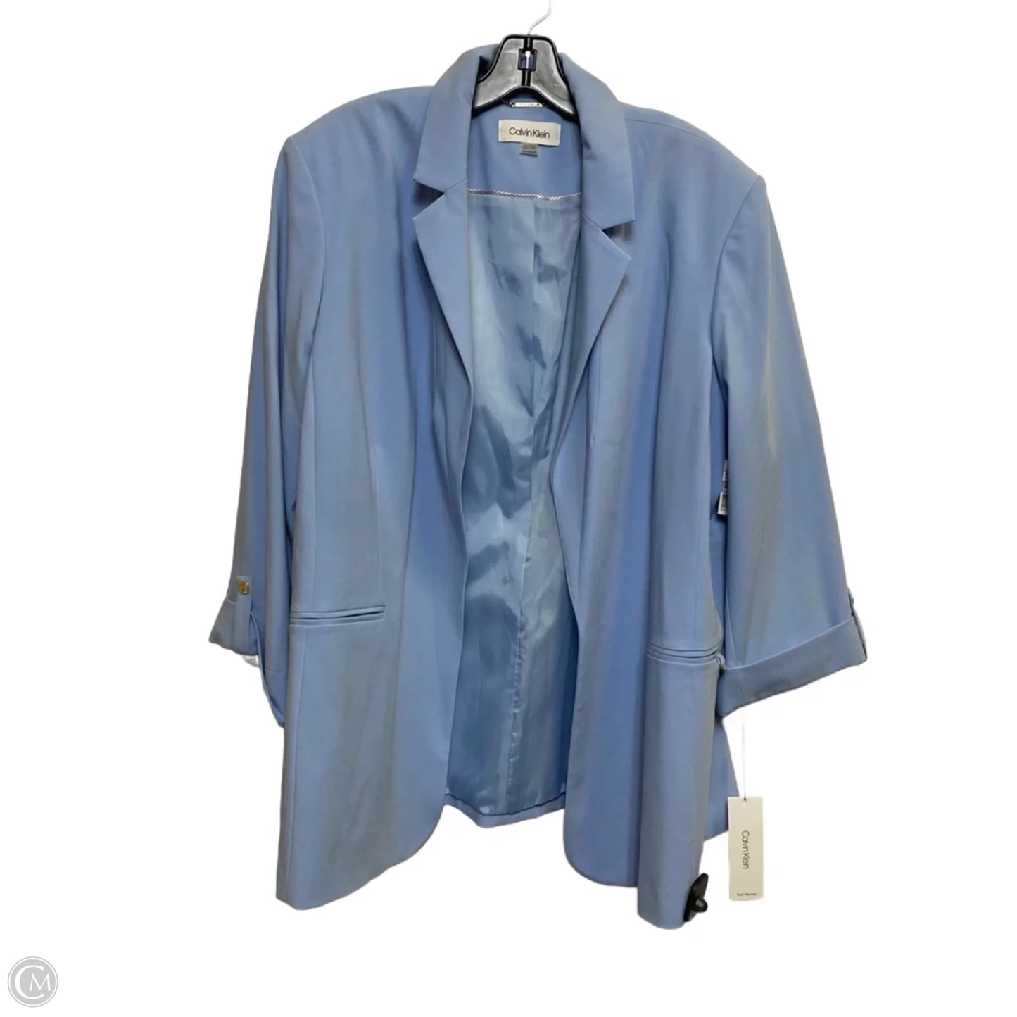 Blazer By Calvin Klein In Blue, Size: 3x