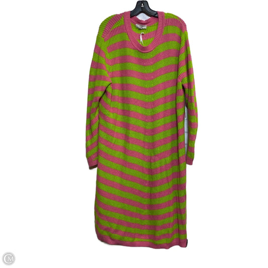 Dress Designer By Target-designer In Green & Pink, Size: 3x