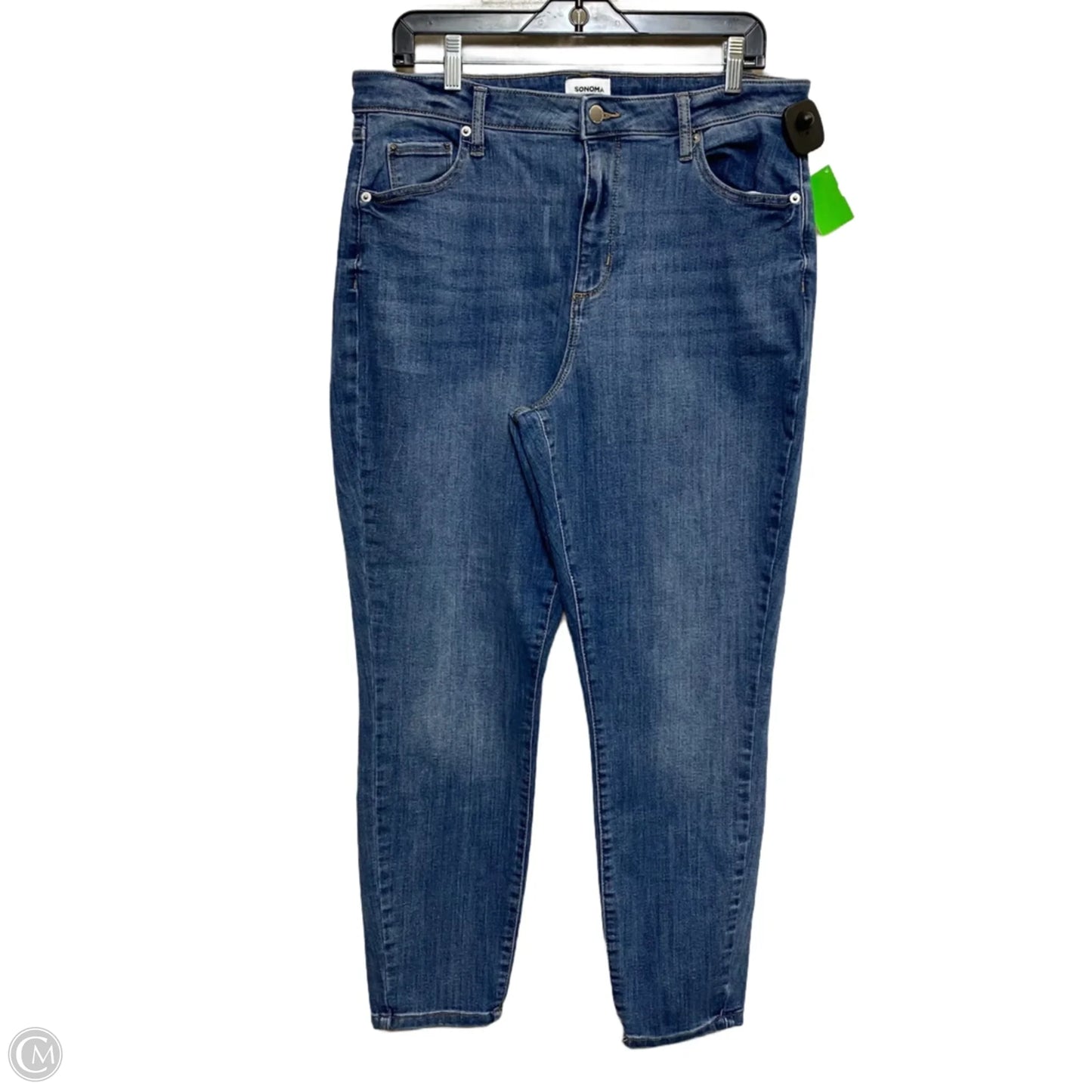 Jeans Skinny By Sonoma In Blue, Size: 16