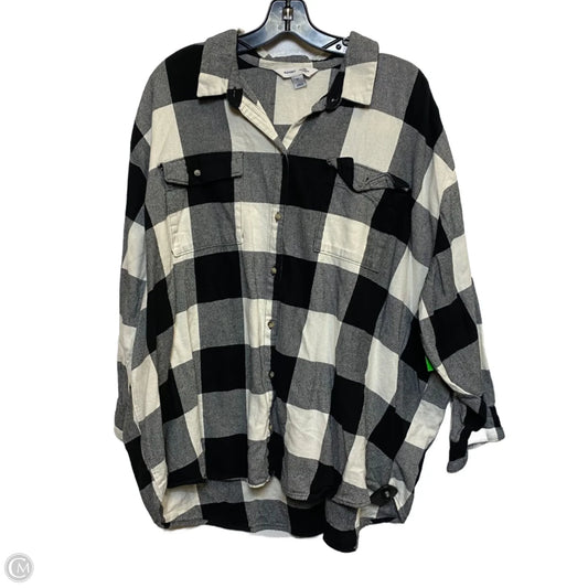 Top Long Sleeve By Old Navy In Black, Size: 3x