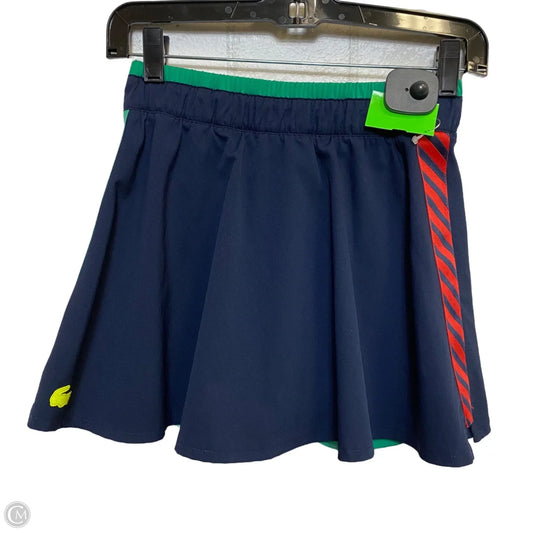 Athletic Skort By Lacoste In Navy, Size: S