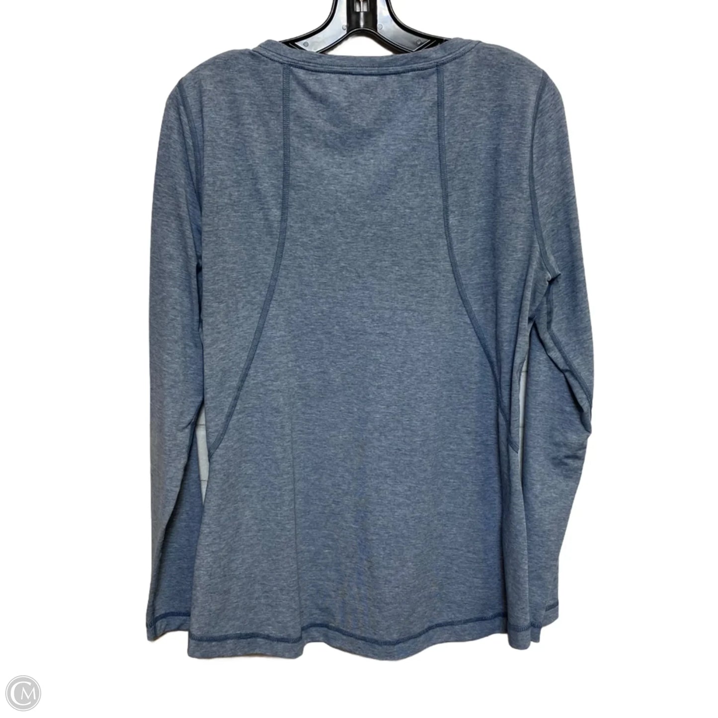 Top Long Sleeve By Medeleta In Blue, Size: L