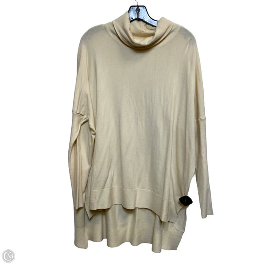 Top Long Sleeve By Tea N Rose In Cream, Size: M