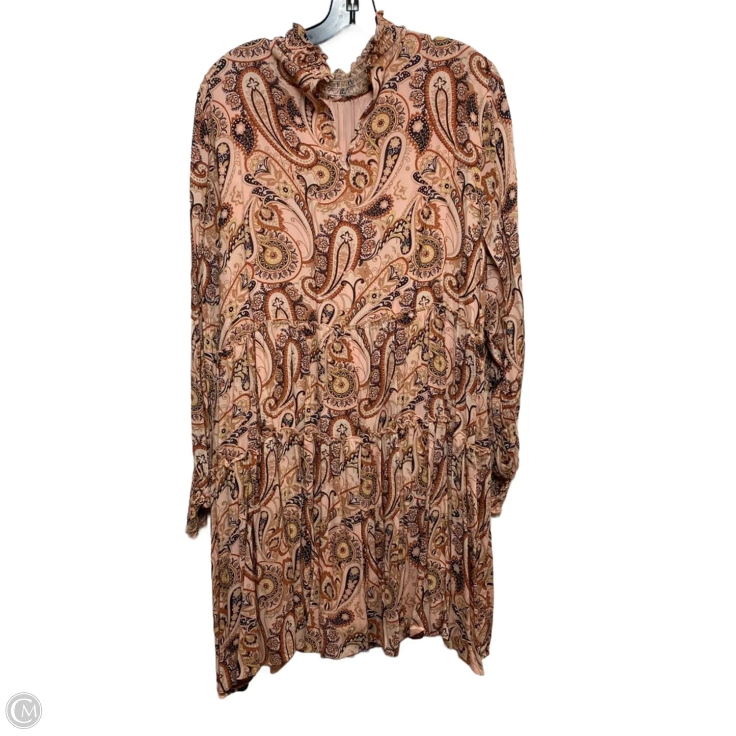 Dress Casual Short By Anthropologie In Pink, Size: 1x