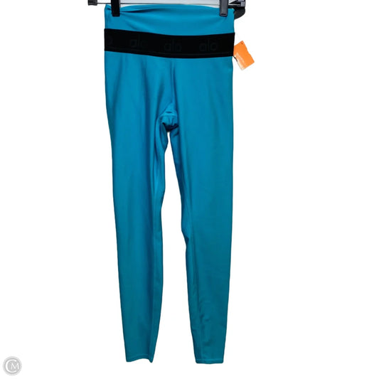 Athletic Leggings By Alo In Blue, Size: S