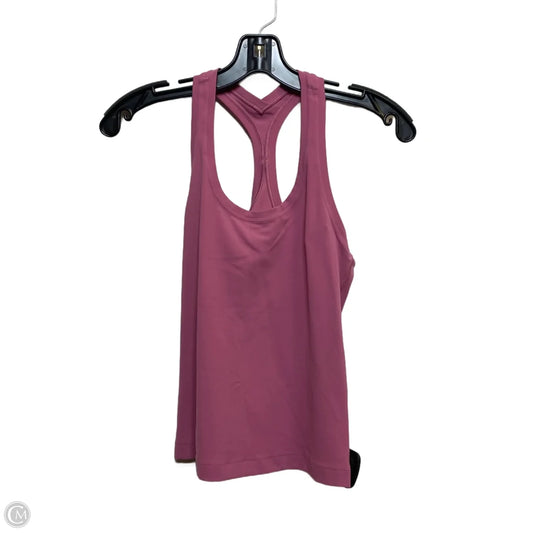 Athletic Tank Top Designer By Lululemon In Pink, Size: S