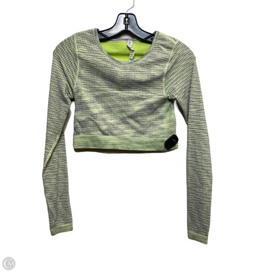 Athletic Top Long Sleeve Crewneck Designer By Lululemon In Green, Size: S