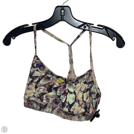 Athletic Bra Designer By Lululemon In Multi-colored, Size: S