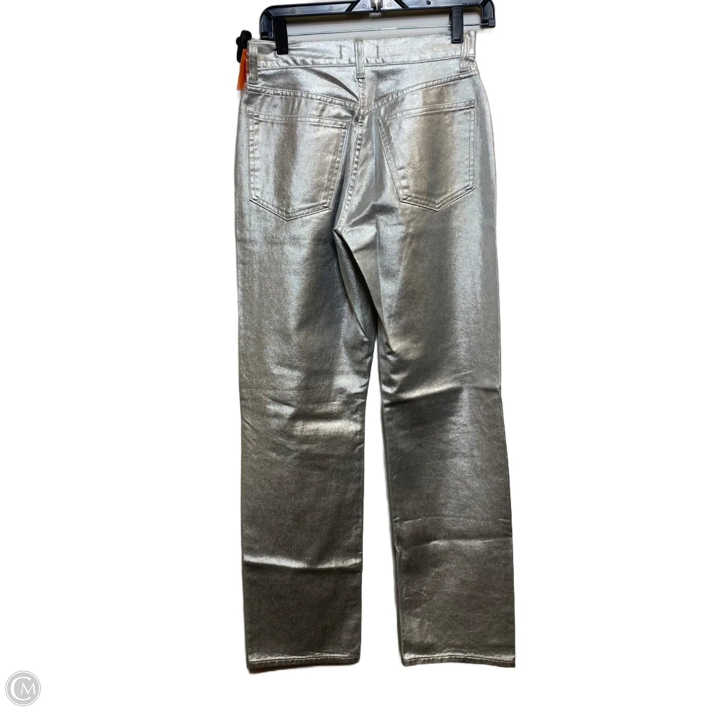 Jeans Wide Leg By Madewell In Silver, Size: 2