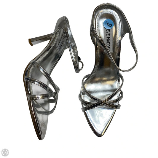 Shoes Heels Stiletto By Steve Madden In Silver, Size: 6