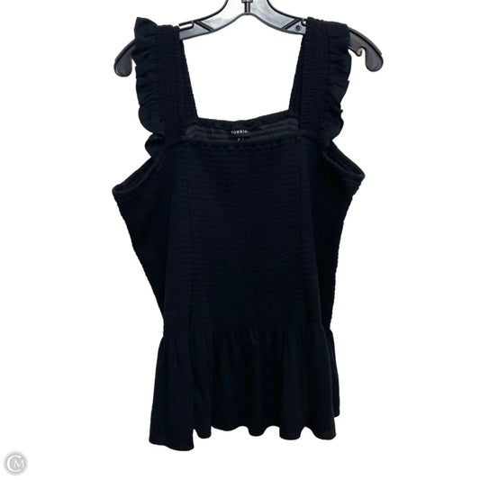 Top Sleeveless By Torrid In Black, Size: 3x
