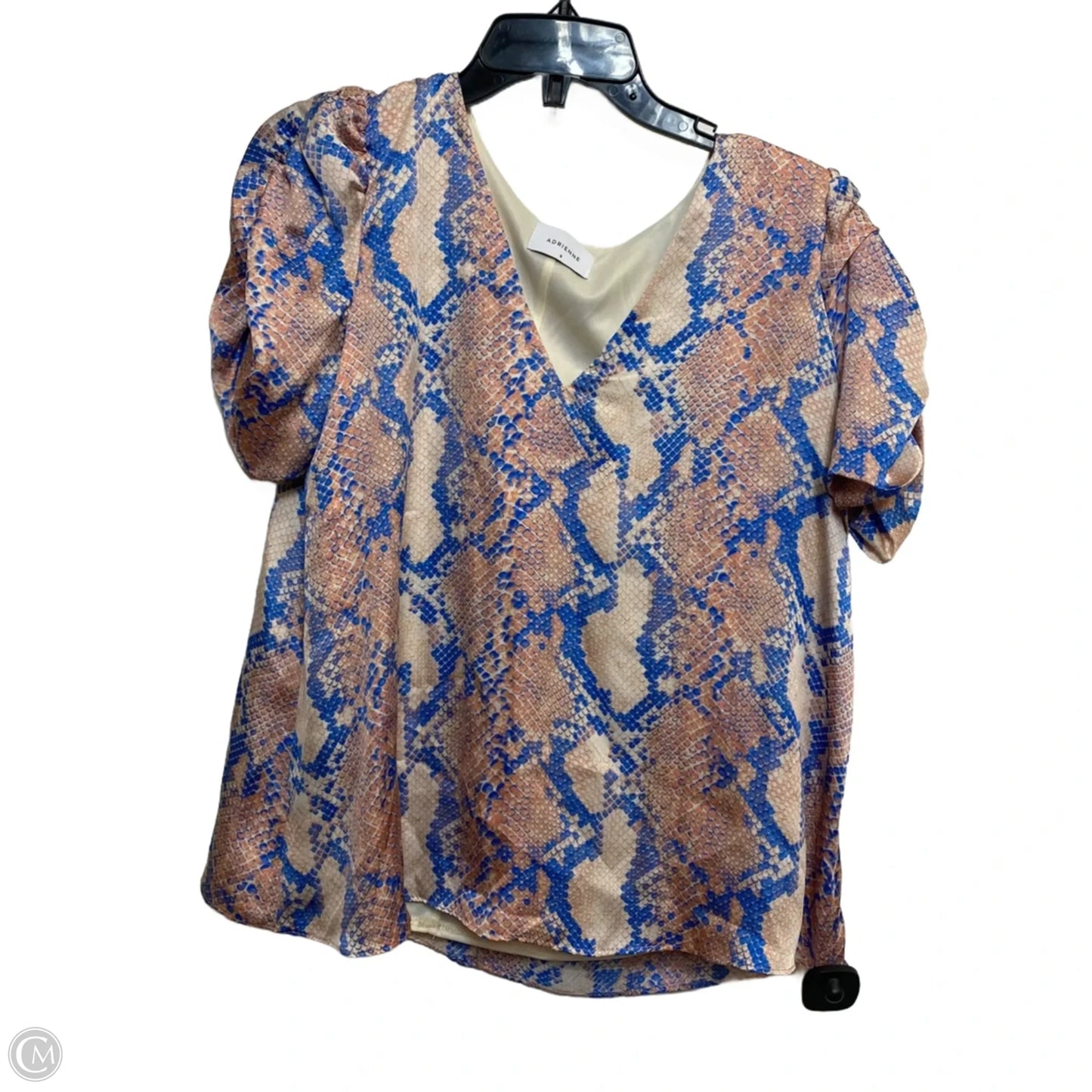 Top Short Sleeve By Adrienne In Pink, Size: S