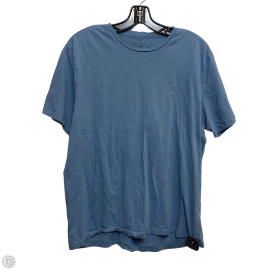Top Short Sleeve Designer By All Saints In Blue, Size: Xxl