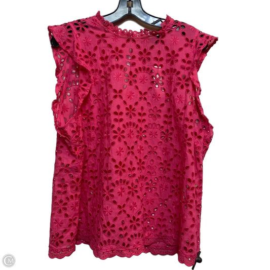 Top Sleeveless By J. Crew In Pink, Size: Xxl