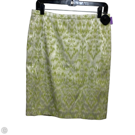 Skirt Mini & Short By Ann Taylor In Green, Size: S