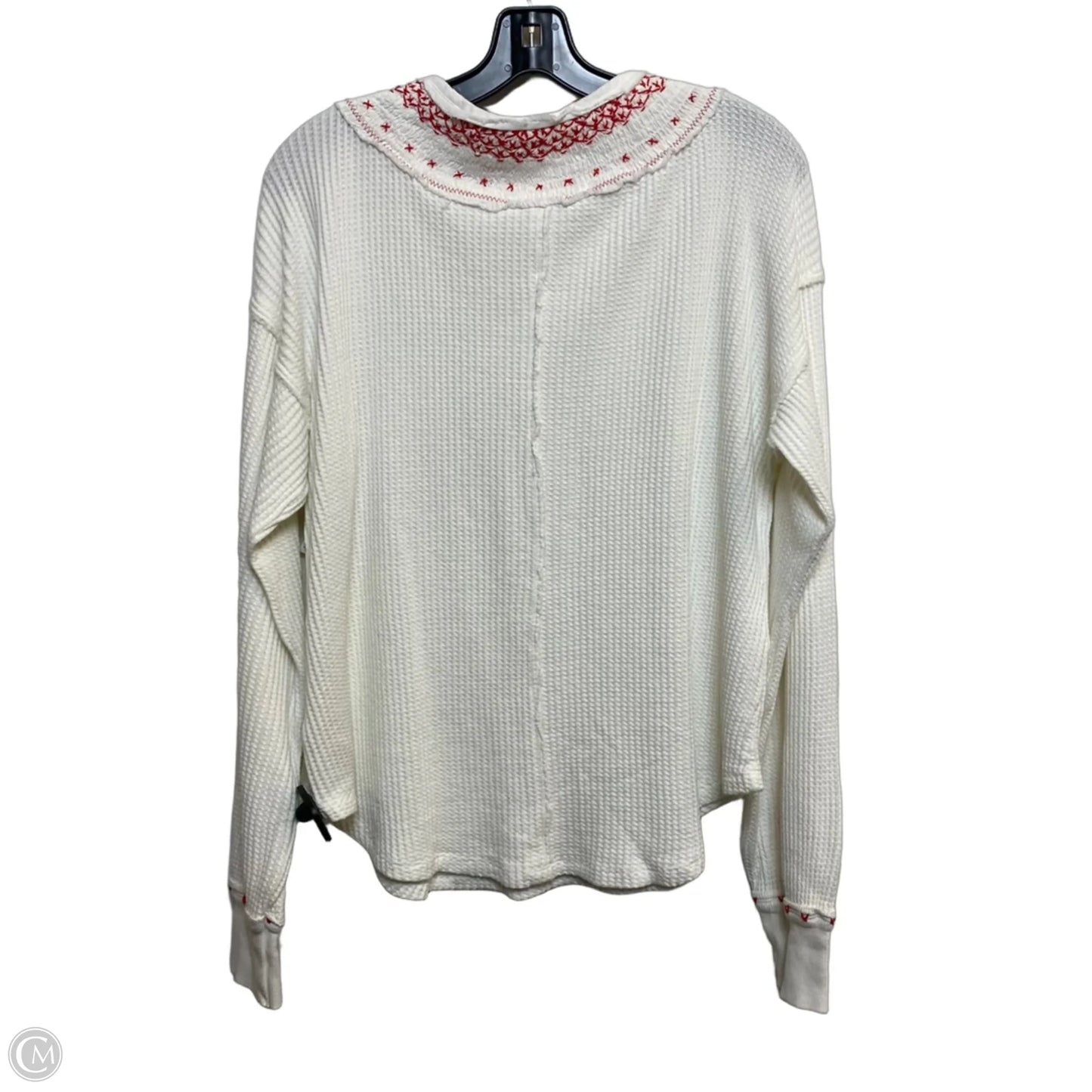 Top Long Sleeve By We The Free In White, Size: S