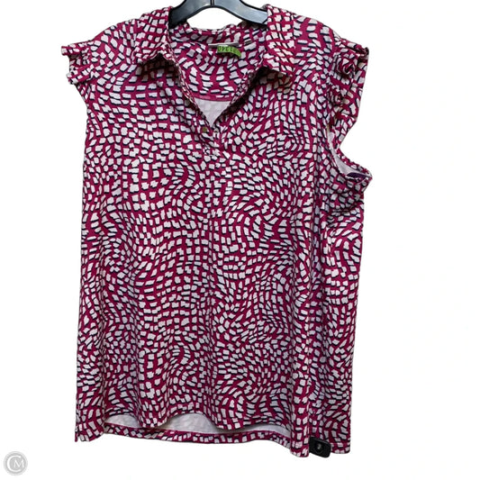 Top Sleeveless By Chicos In Pink, Size: Xl