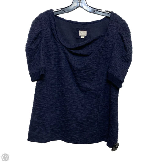 Top Short Sleeve By Postage Stamp In Navy, Size: Xl
