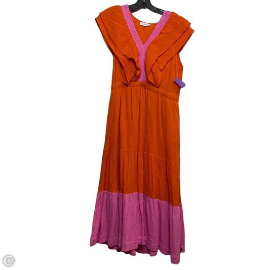 Dress Casual Maxi By Thml In Orange, Size: L