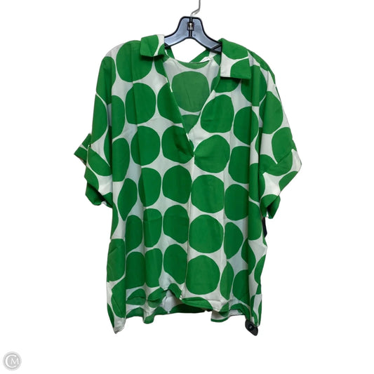 Top Sleeveless By Ces Femme In Green, Size: L