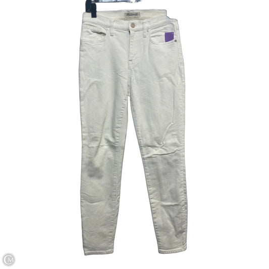 Jeans Skinny By Madewell In White, Size: 2