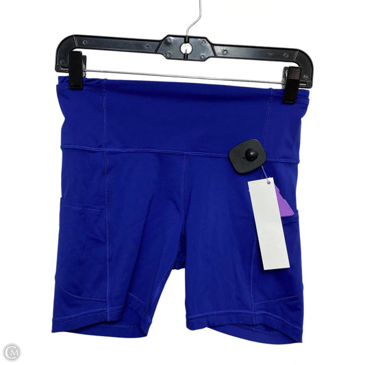 Athletic Shorts By Lululemon In Blue, Size: 6