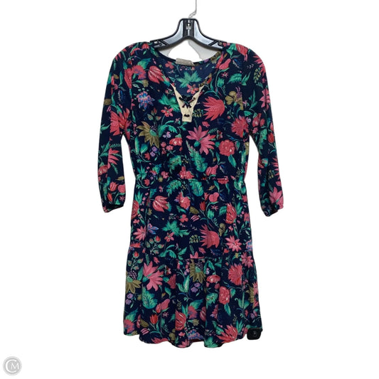 Dress Casual Short By Peach Love Cream California In Multi-colored, Size: M