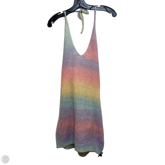 Dress Casual Midi By Lake Como In Multi-colored, Size: L